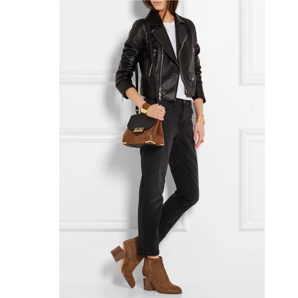 RARE Alexander Wang Gabi Suede Ankle Boot, EU40 Discontinued Daily to Date Style - Picture 4 of 16
